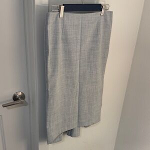 Express Light Gray Pencil Skirt
